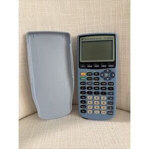 TI-83 Plus Texas Instruments Graphing Calculator Light Blue w/ Cover